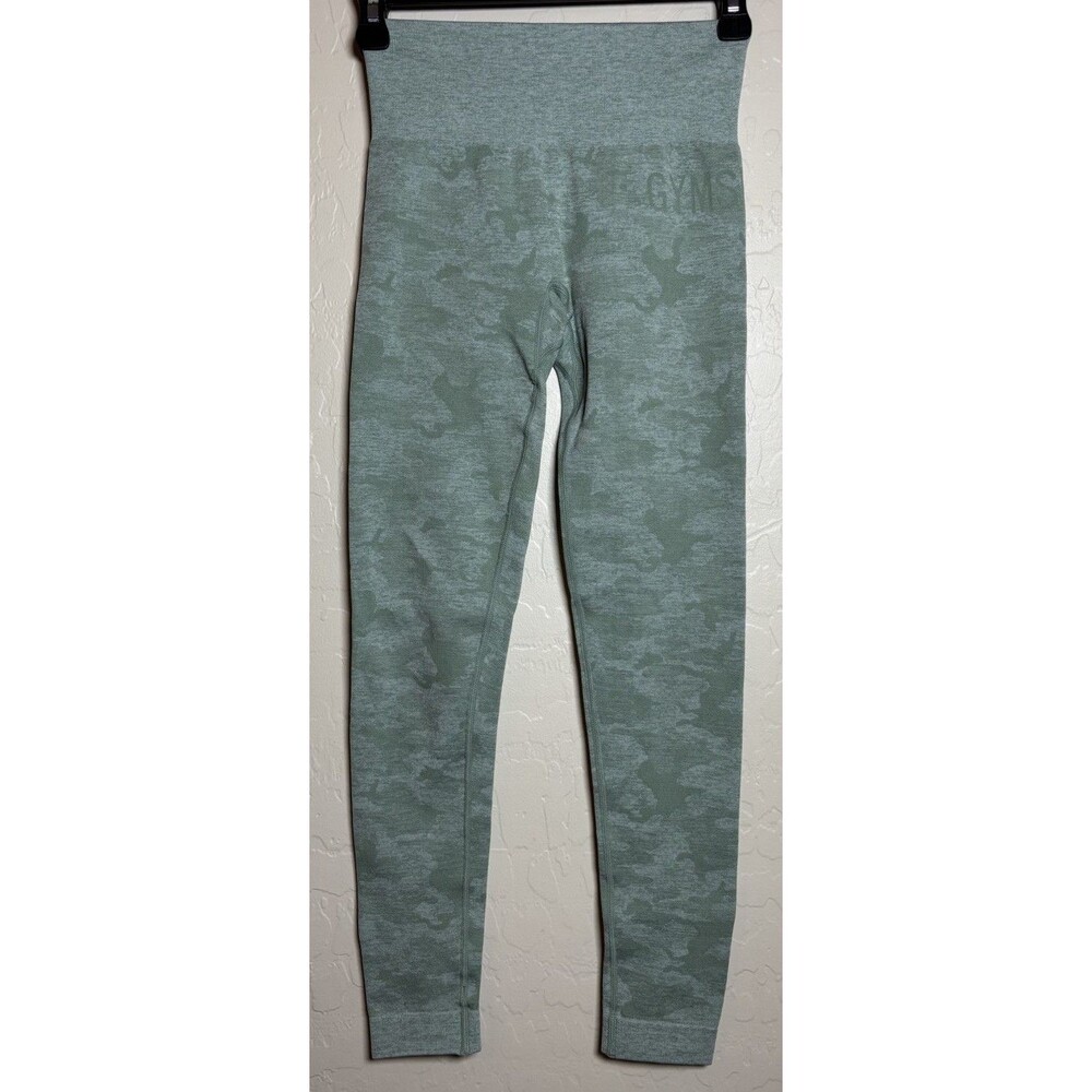 Gymshark Flex Green Camo High Rise Ankle Leggings Womens Size S/XS?